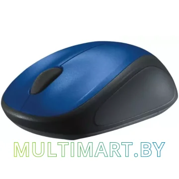 Мышь Logitech M235 Wireless (синий/черный) картинка 3